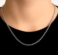 Handcrafted Premium 92.5 Sterling Silver Link Chain